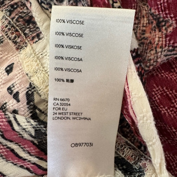 Free People C'est Moi Mixed Print Maxi Top Womens Sz XS Button Up Cardigan Dress - Picture 10 of 15